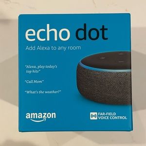 Amazon - Echo Dot (3rd Gen) - Smart Speaker with Alexa - Charcoal